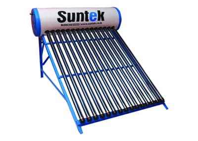 Suntek ETC solar water heater price in india