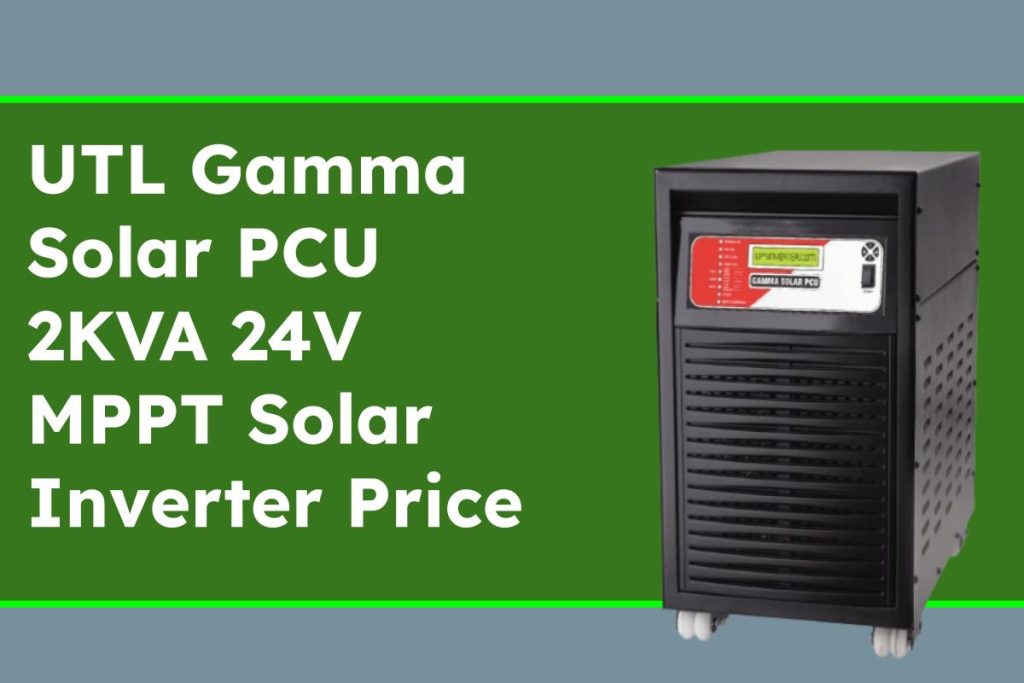UTL Gamma Solar PCU 2KVA 24V MPPT Solar Inverter Price