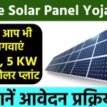 Free Solar Panel Yojana: अब आप भी लगवाएं 3, 4, 5 KW का सोलर प्लांट, ये है तरीका