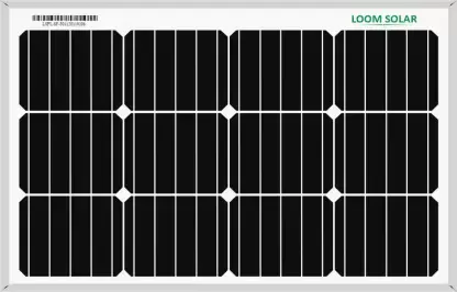 LOOM SOLAR Panel 50 WATT/12 V Mono PERC 