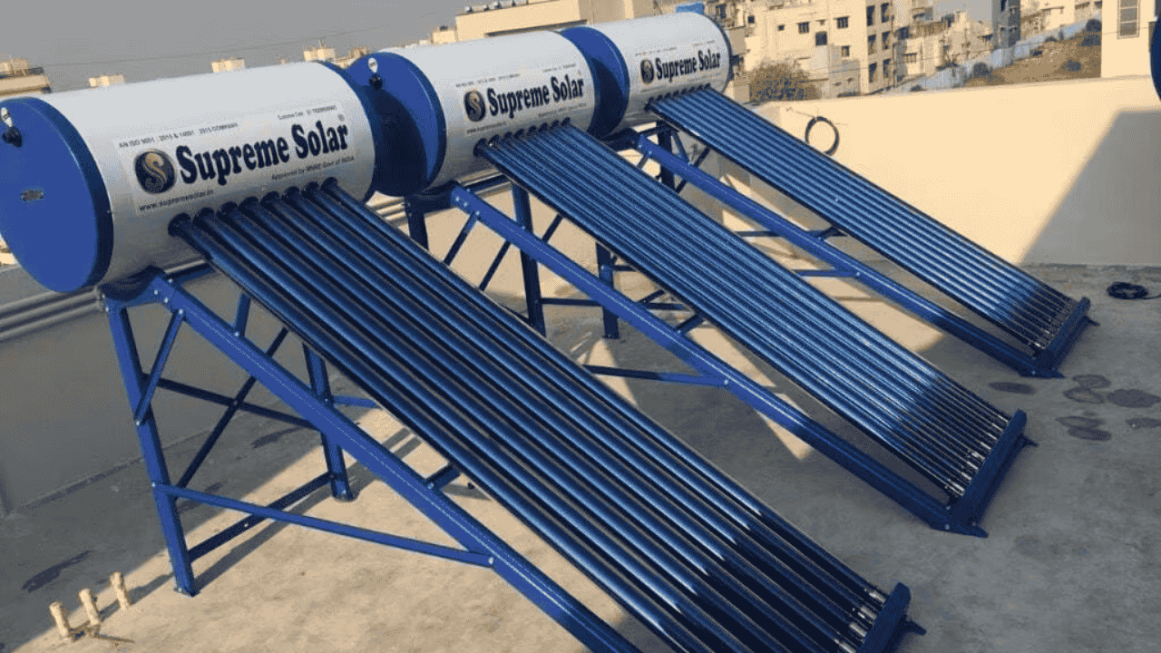 Supreme 220 Ltr Solar Water Heater की आज की कीमत क्या है? खरीदने से पहले ये बातें जानें!