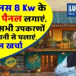 Luminous 8 kW Solar System: जानें कीमत और सब्सिडी का पूरा फायदा कैसे उठाएं
