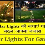Solar Lights for Garden: गार्डन में लगाएं, बदल जाएगा नजारा