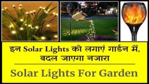 Solar Lights for Garden: गार्डन में लगाएं, बदल जाएगा नजारा